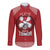 Tonga Rugby XIII Custom Long Sleeve Button Shirt Mate Ma'a Tonga with Ngatu Pattern