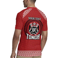 Tonga Rugby XIII Custom Rugby Jersey Mate Ma'a Tonga with Ngatu Pattern LT9 - Polynesian Pride