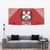 Tonga Rugby XIII Custom Tapestry Mate Ma'a Tonga with Ngatu Pattern