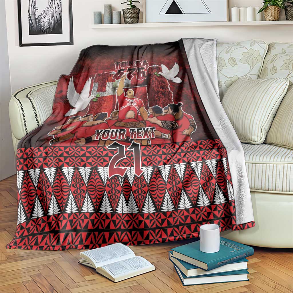 Custom Tonga 676 Haamonga a Maui Blanket Tongan Sipi Tau Unique Dance LT9 Red - Polynesian Pride