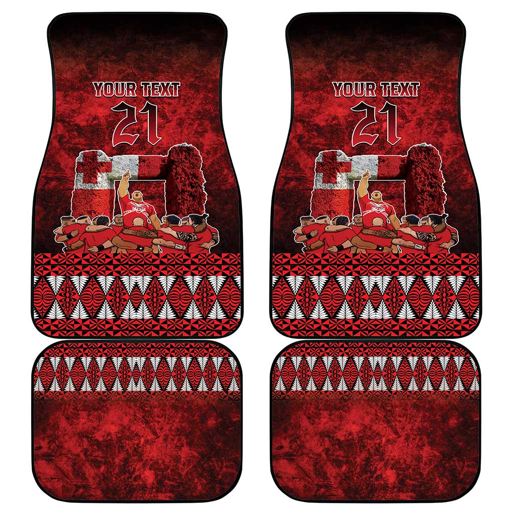 Custom Tonga 676 Haamonga a Maui Car Mats Tongan Sipi Tau Unique Dance LT9 - Polynesian Pride