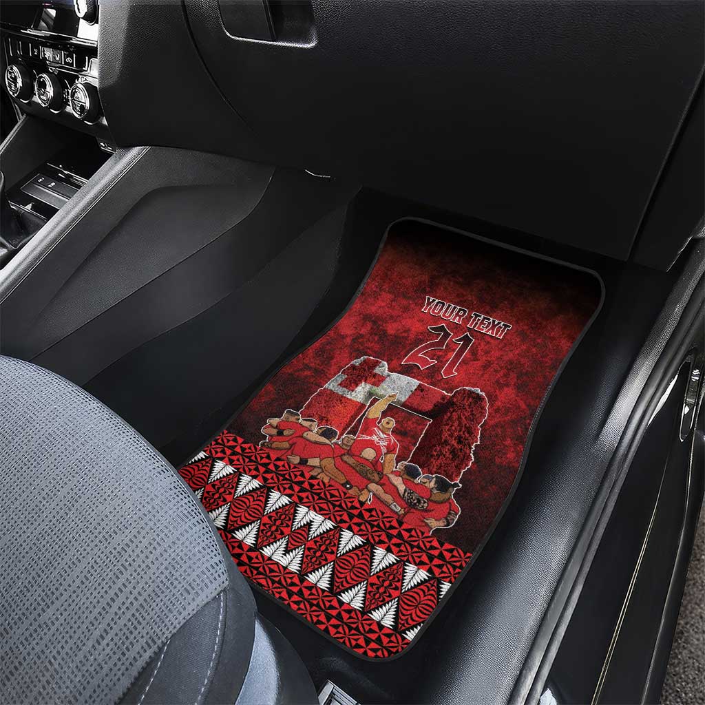Custom Tonga 676 Haamonga a Maui Car Mats Tongan Sipi Tau Unique Dance LT9 - Polynesian Pride