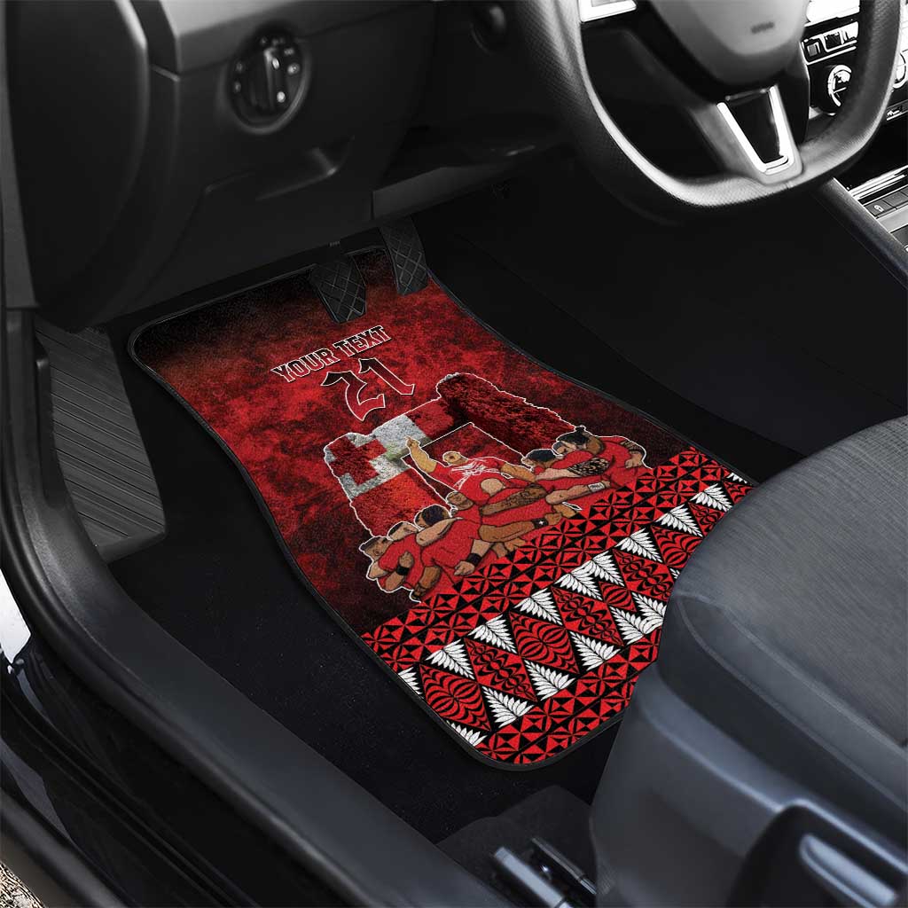 Custom Tonga 676 Haamonga a Maui Car Mats Tongan Sipi Tau Unique Dance LT9 - Polynesian Pride