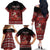 Custom Tonga 676 Haʻamonga ʻa Maui Family Matching Off The Shoulder Long Sleeve Dress and Hawaiian Shirt Tongan Sipi Tau Unique Dance