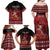 Custom Tonga 676 Haʻamonga ʻa Maui Family Matching Off Shoulder Maxi Dress and Hawaiian Shirt Tongan Sipi Tau Unique Dance