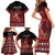 Custom Tonga 676 Haʻamonga ʻa Maui Family Matching Short Sleeve Bodycon Dress and Hawaiian Shirt Tongan Sipi Tau Unique Dance