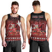 Custom Tonga 676 Haamonga a Maui Men Tank Top Tongan Sipi Tau Unique Dance LT9 - Polynesian Pride