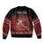 Custom Tonga 676 Haʻamonga ʻa Maui Sleeve Zip Bomber Jacket Tongan Sipi Tau Unique Dance