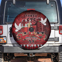 Custom Tonga 676 Haamonga a Maui Spare Tire Cover Tongan Sipi Tau Unique Dance LT9 Red - Polynesian Pride