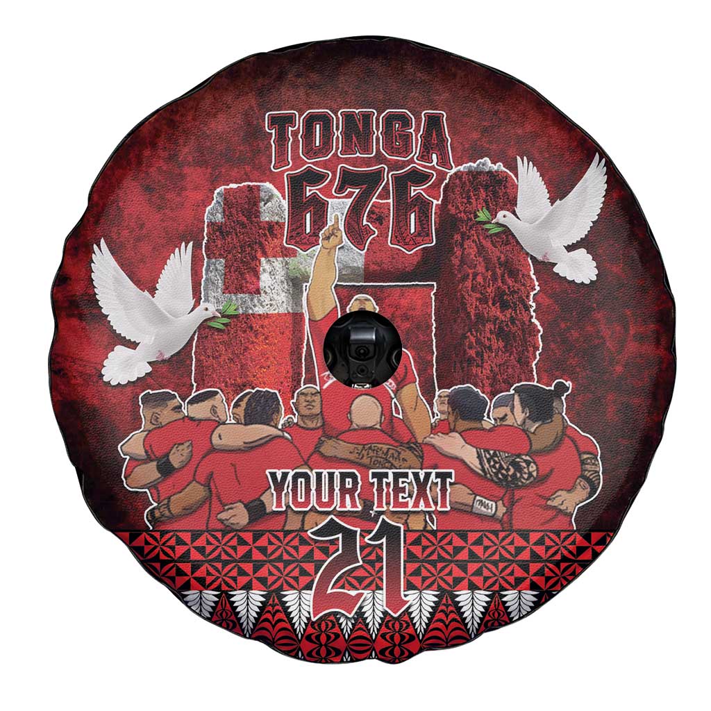 Custom Tonga 676 Haamonga a Maui Spare Tire Cover Tongan Sipi Tau Unique Dance LT9 - Polynesian Pride