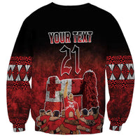 Custom Tonga 676 Haamonga a Maui Sweatshirt Tongan Sipi Tau Unique Dance LT9 - Polynesian Pride