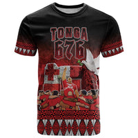Custom Tonga 676 Haamonga a Maui T Shirt Tongan Sipi Tau Unique Dance LT9 Red - Polynesian Pride