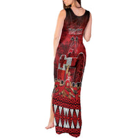 Custom Tonga 676 Haamonga a Maui Tank Maxi Dress Tongan Sipi Tau Unique Dance LT9 - Polynesian Pride
