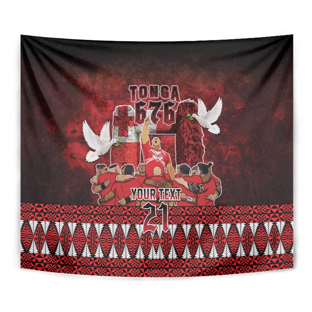 Custom Tonga 676 Haʻamonga ʻa Maui Tapestry Tongan Sipi Tau Unique Dance