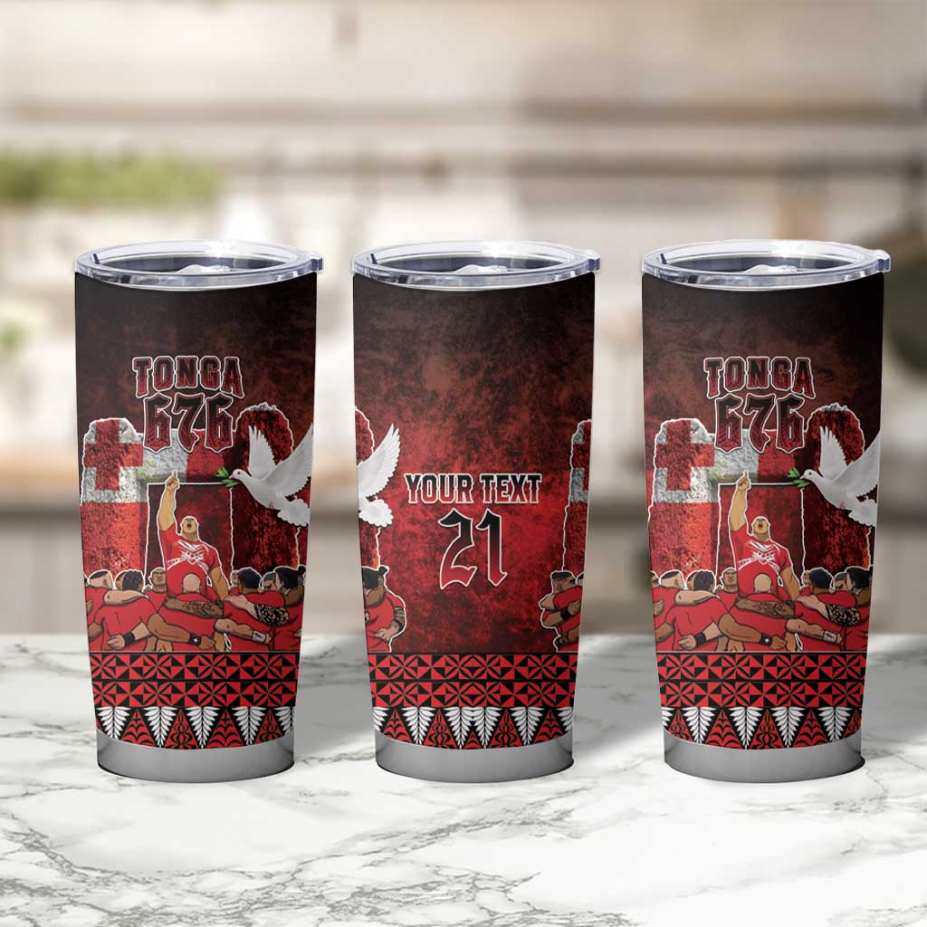 Custom Tonga 676 Haamonga a Maui Tumbler Cup Tongan Sipi Tau Unique Dance LT9 - Polynesian Pride