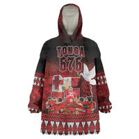 Custom Tonga 676 Haʻamonga ʻa Maui Wearable Blanket Hoodie Tongan Sipi Tau Unique Dance