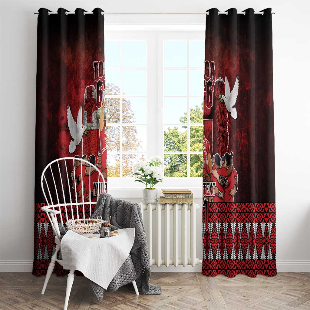 Custom Tonga 676 Haamonga a Maui Window Curtain Tongan Sipi Tau Unique Dance LT9 - Polynesian Pride