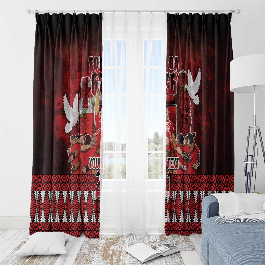 Custom Tonga 676 Haamonga a Maui Window Curtain Tongan Sipi Tau Unique Dance LT9 - Polynesian Pride