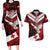 Custom Tonga XIII Rugby Tribal Tattoo Couples Matching Long Sleeve Bodycon Dress and Hawaiian Shirt Mate Ma'a Tonga Kupesi Ngatu Grunge Style