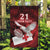 Custom Tonga XIII Rugby Tribal Tattoo Garden Flag Mate Ma'a Tonga Kupesi Ngatu Grunge Style