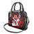 Custom Tonga XIII Rugby Tribal Tattoo Shoulder Handbag Mate Ma'a Tonga Kupesi Ngatu Grunge Style