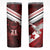 Custom Tonga XIII Rugby Tribal Tattoo Skinny Tumbler Mate Ma'a Tonga Kupesi Ngatu Grunge Style