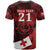 Custom Tonga XIII Rugby Tribal Tattoo T Shirt Mate Ma'a Tonga Kupesi Ngatu Grunge Style