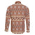 Pasifika Sataoa Pattern Simple Motif Family Matching Puletasi and Hawaiian Shirt Brown Beige Tan LT9 - Polynesian Pride