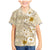 Pasifika Sataoa Pattern Plumeria Vintage Family Matching Mermaid Dress and Hawaiian Shirt Beige Tan LT9 Son's Shirt Beige Tan - Polynesian Pride