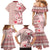 Pasifika Sataoa Pattern Plumeria Vintage Family Matching Mermaid Dress and Hawaiian Shirt Cherry LT9 - Polynesian Pride