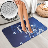 Personalized Hawaiian Maori Hammerhead Shark Bathroom Set Polu Plumeria LT9 - Polynesian Pride