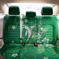 Personalized Hawaiian Maori Hammerhead Shark Back Car Seat Cover Omaomao Plumeria LT9 - Polynesian Pride