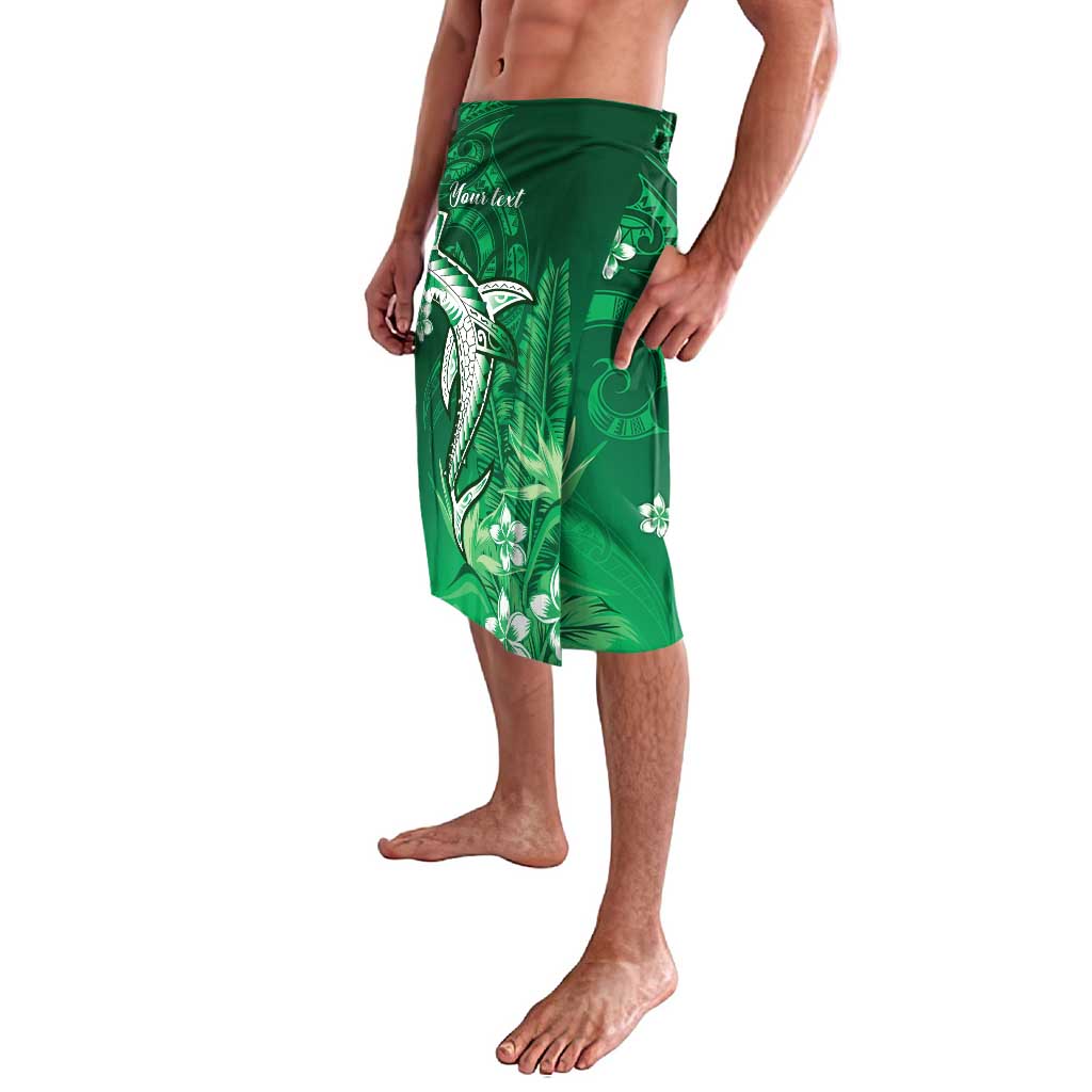 Personalized Hawaiian Maori Hammerhead Shark Lavalava Omaomao Plumeria LT9 - Polynesian Pride