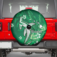 Personalized Hawaiian Maori Hammerhead Shark Spare Tire Cover Omaomao Plumeria LT9 - Polynesian Pride