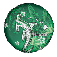 Personalized Hawaiian Maori Hammerhead Shark Spare Tire Cover Omaomao Plumeria LT9 - Polynesian Pride