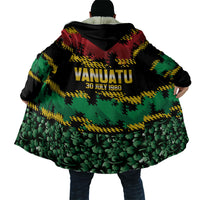 Vanuatu 46th Year Anniversary Cloak 30 July 1980 Hibiscus Seamless Pattern LT9 - Polynesian Pride