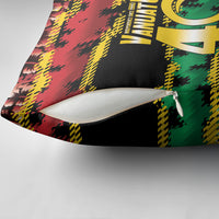 Vanuatu 46th Year Anniversary Pillow Cover 30 July 1980 Hibiscus Seamless Pattern LT9 - Polynesian Pride