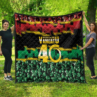 Vanuatu 46th Year Anniversary Quilt 30 July 1980 Hibiscus Seamless Pattern LT9 - Polynesian Pride
