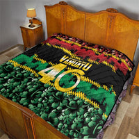 Vanuatu 46th Year Anniversary Quilt 30 July 1980 Hibiscus Seamless Pattern LT9 - Polynesian Pride
