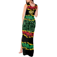 Vanuatu 46th Year Anniversary Tank Maxi Dress 30 July 1980 Hibiscus Seamless Pattern