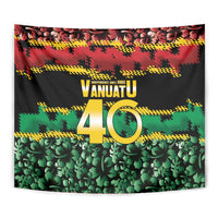 Vanuatu 46th Year Anniversary Tapestry 30 July 1980 Hibiscus Seamless Pattern LT9 - Polynesian Pride