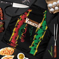Vanuatu 46th Year Anniversary Apron Tamtam Slit Drums Long God Yumi Stanap LT9 Black - Polynesian Pride