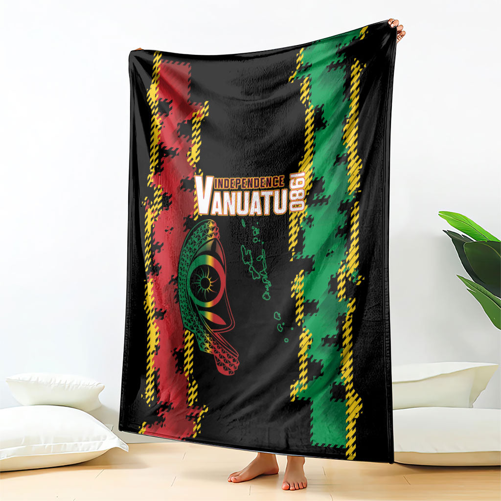 Vanuatu 46th Year Anniversary Blanket Tamtam Slit Drums Long God Yumi Stanap LT9 - Polynesian Pride