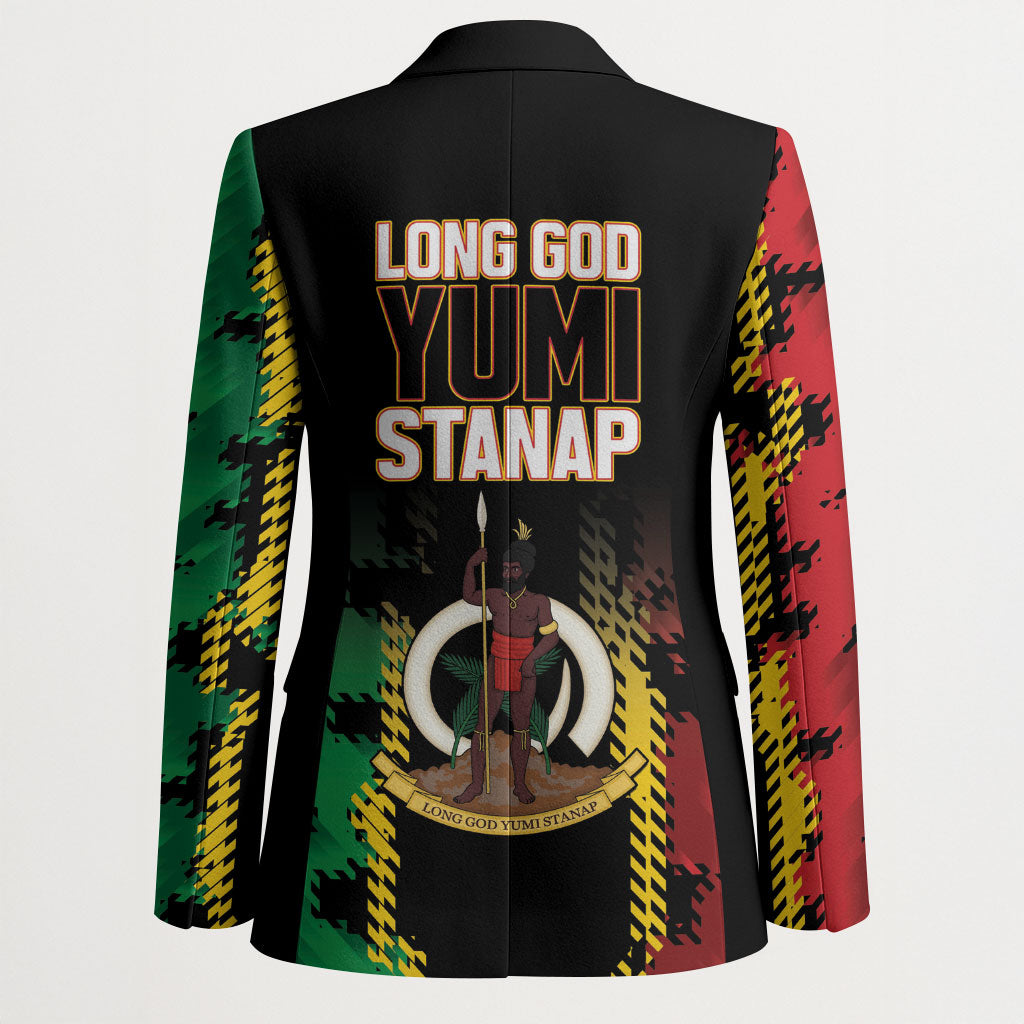 Vanuatu 46th Year Anniversary Blazer Tamtam Slit Drums Long God Yumi Stanap LT9 - Polynesian Pride