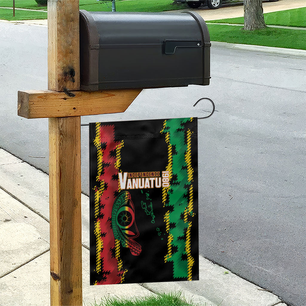 Vanuatu 46th Year Anniversary Garden Flag Tamtam Slit Drums Long God Yumi Stanap LT9 - Polynesian Pride