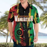 Vanuatu 46th Year Anniversary Hawaiian Shirt Tamtam Slit Drums Long God Yumi Stanap LT9 - Polynesian Pride
