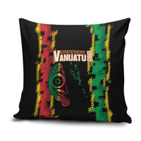 Vanuatu 46th Year Anniversary Pillow Cover Tamtam Slit Drums Long God Yumi Stanap