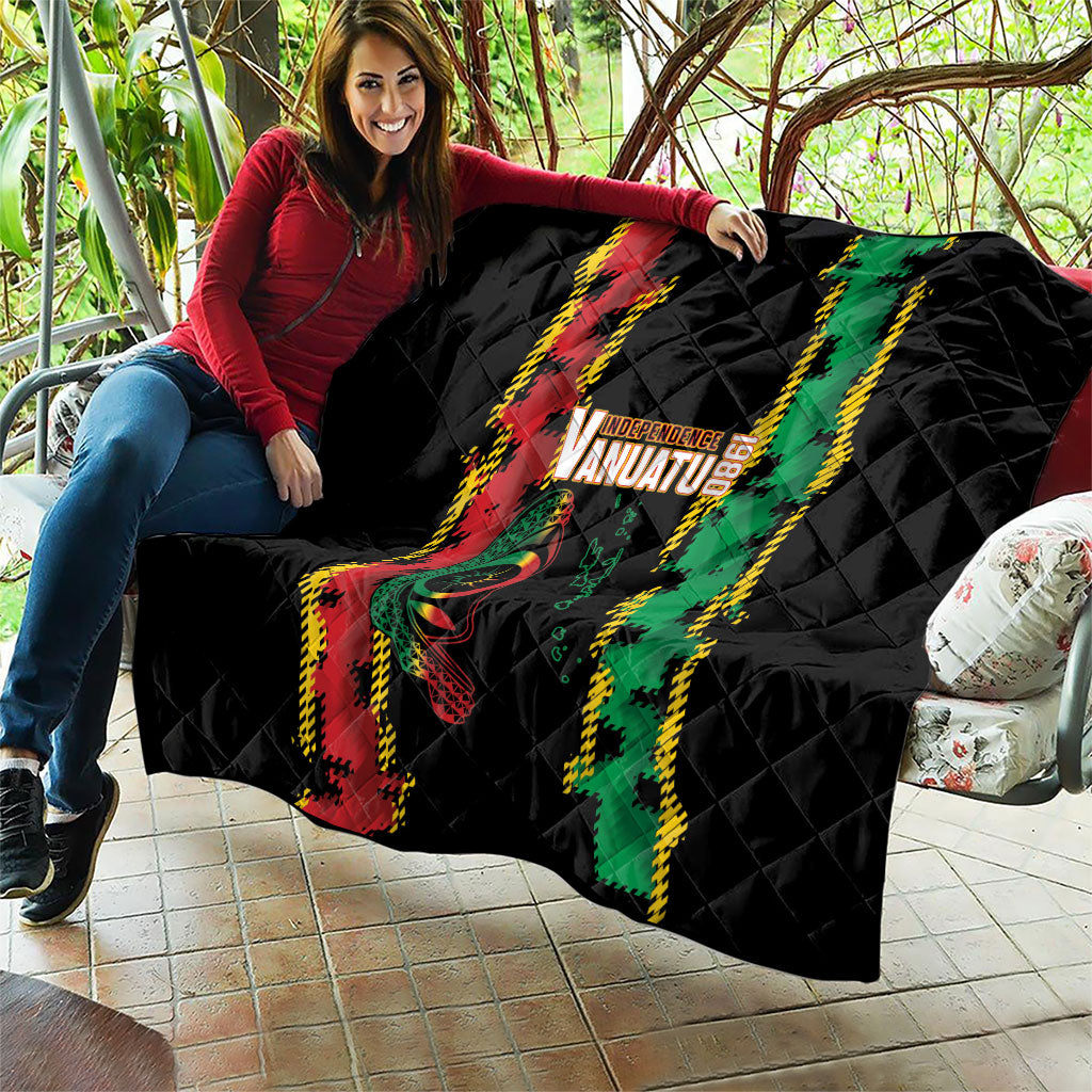 Vanuatu 46th Year Anniversary Quilt Tamtam Slit Drums Long God Yumi Stanap LT9 - Polynesian Pride