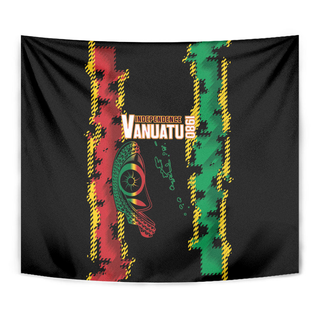 Vanuatu 46th Year Anniversary Tapestry Tamtam Slit Drums Long God Yumi Stanap LT9 - Polynesian Pride