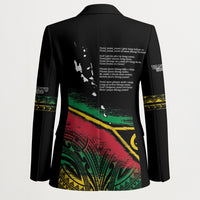 Vanuatu 46th Year Anniversary Blazer Vintage Grunge Vanuatu Flag Heritage